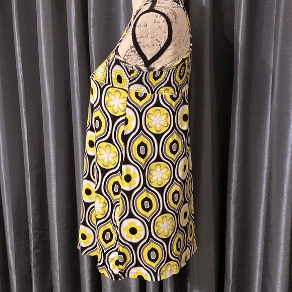 Flowers by Zoe XL Summer Girl Dress XL Yellow and Black. So soft and Comfortable - Picture 5 of 11